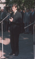 Выступление Павла перед первокурсниками 1 сентября 2003 года