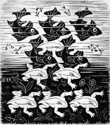 Escher: Fish and Frogs